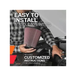 63-1700 K&N Performance Air Intake System 27 63-1700 K&N Performance Air Intake System -K&N Shop INSTL IntRM 52