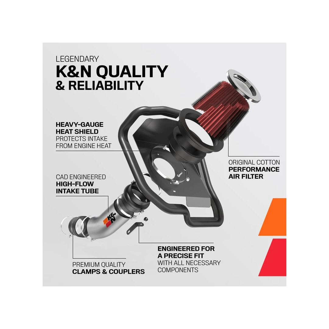 77-2569KP K&N Performance Air Intake System 2 77-2569KP K&N Performance Air Intake System - Image 2